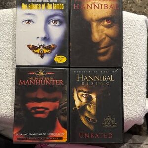 Hannibal Lecter Movie Collection DVDs Horror Thriller Anthony Hopkins